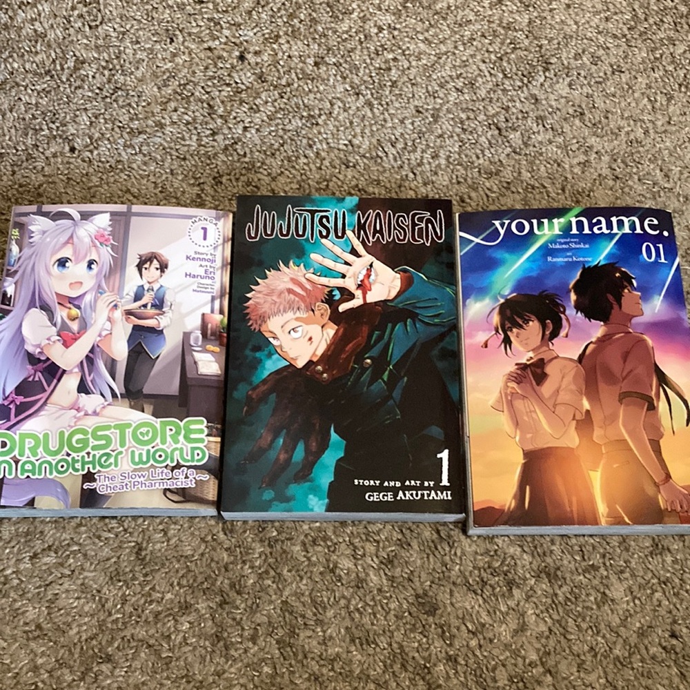 Manga, 10$ per book 30$ for all three!